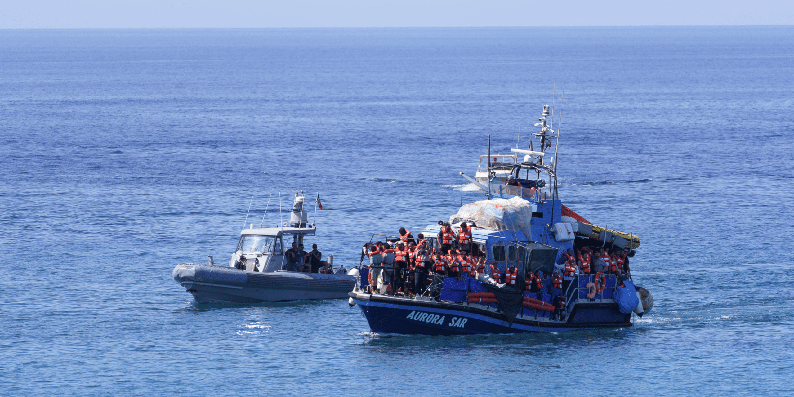 Aurora rescue 20th July 2024, 71 people together wit Trotamat III