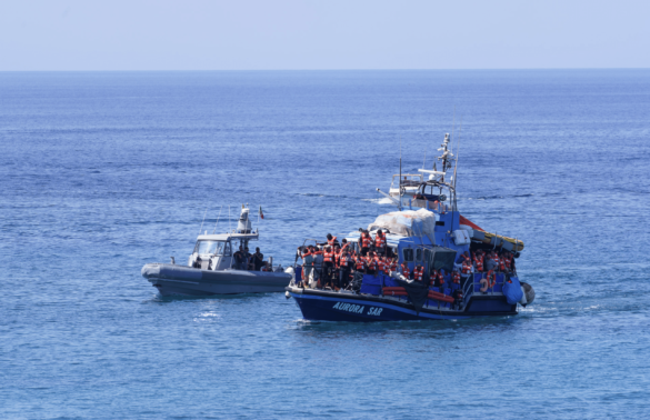 Aurora rescue 20th July 2024, 71 people together wit Trotamat III