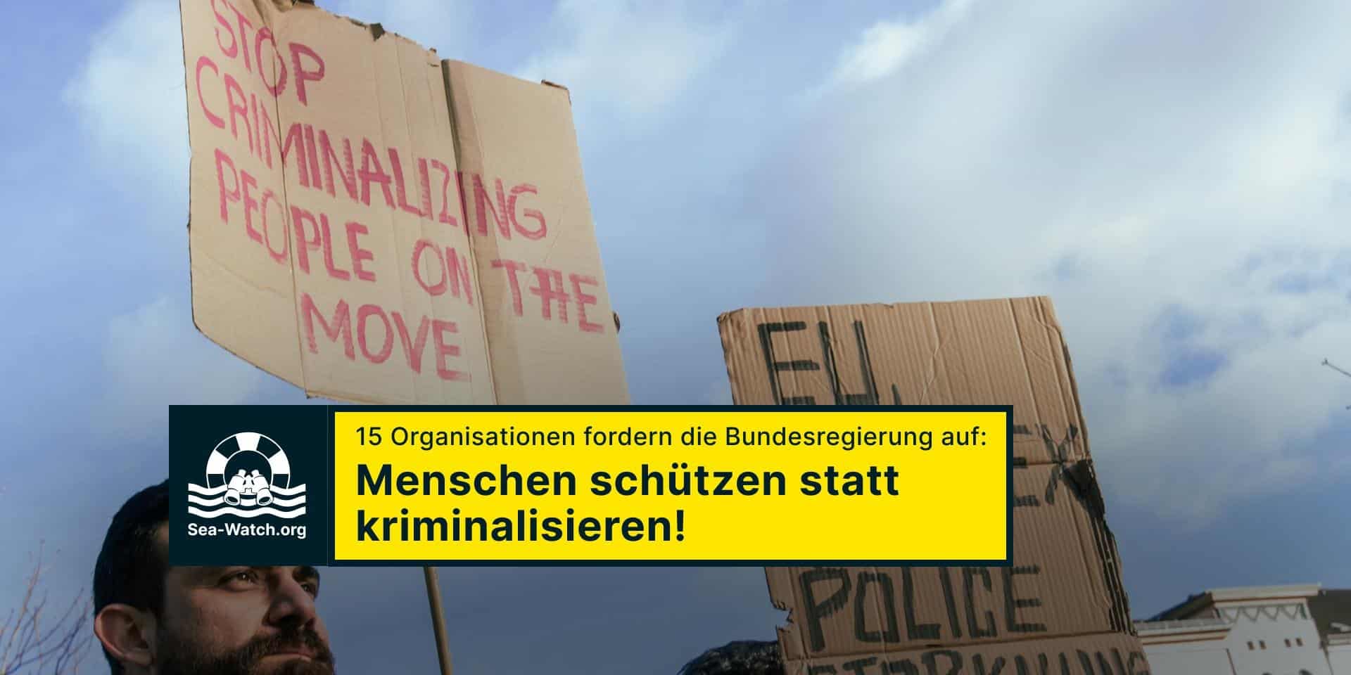 Menschen schützen statt kriminalisieren