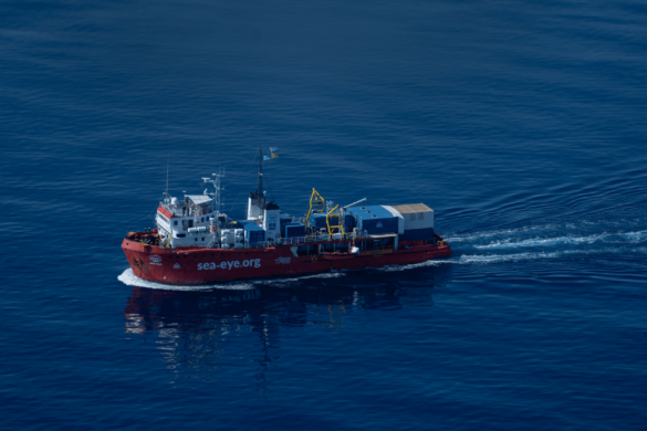 SEA-EYE 4 aus der Luft